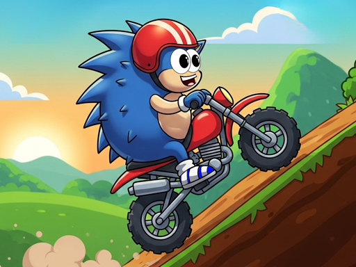 Blue Hedgehog Hill Dash Ride Cover